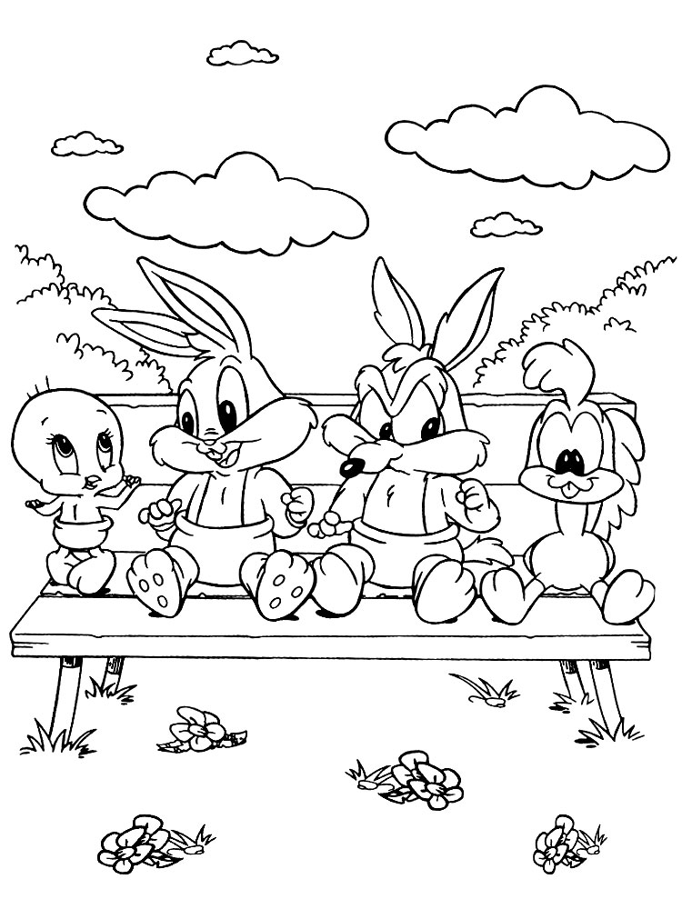 Descargue e imprima gratis dibujos para colorear - Looney Tunes