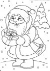 Descargar dibujos para colorear - Santa Claus