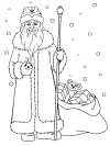 Gratuitos dibujos para colorear - Santa Claus, descargar e imprimir