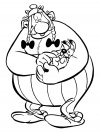 Útiles dibujos para colorear - Asterix el Galo, para chiquitines creativos