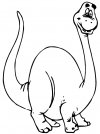 Dibujos para colorear - dinosauria, imprimir gratis