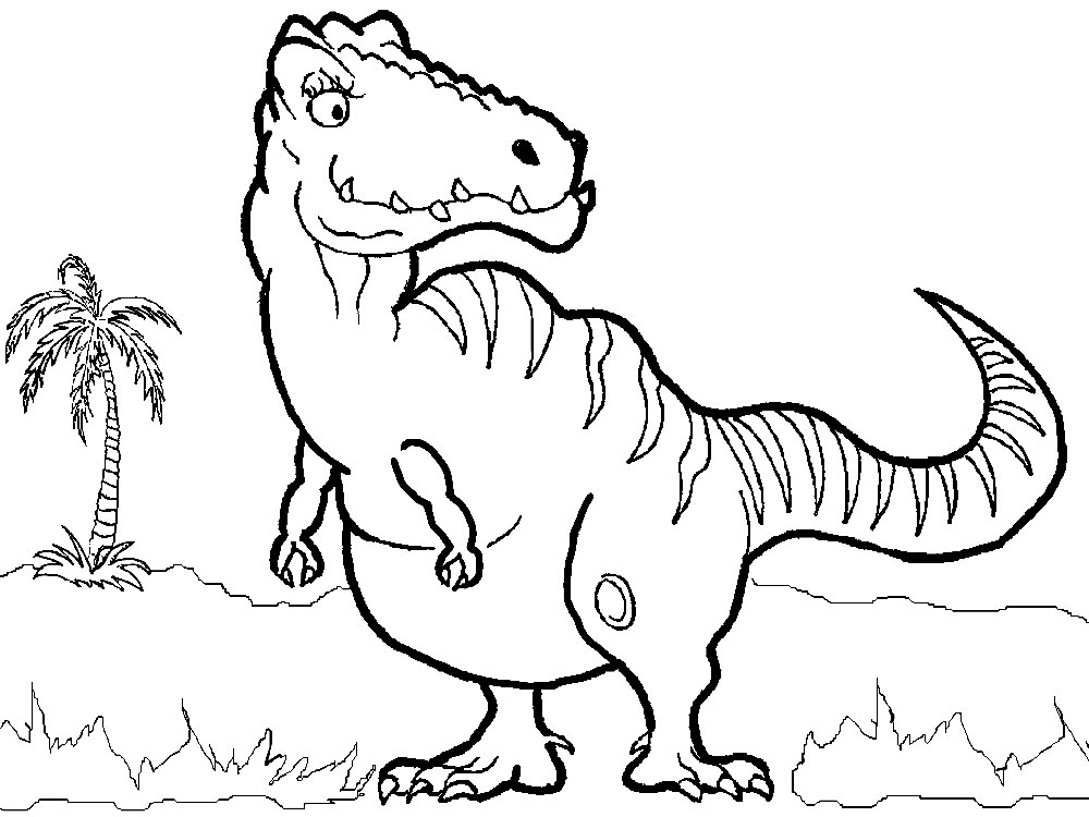 Gratuitos dibujos para colorear - dinosauria, descargar e imprimir
