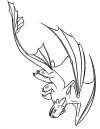 Descargue e imprima gratis dibujos para colorear - dragón