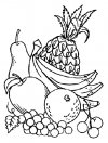 Fruta - dibujos para colorear e imágenes