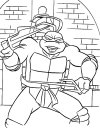 Dibujos para colorear - Tortugas Ninja, para niños