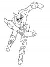 Dibujos infantiles para colorear - Astroboy, para desarrollar movimientos musculares menudos