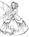 Princesas - dibujos animados infantiles, para colorear