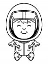 Algo útil para niñas y niños - dibujos para colorear - astronaut