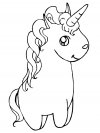 Unicornio - descargar gratis dibujos para colorear