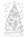 Imprimir dibujos para colorear - Navidad, para niños y niñas